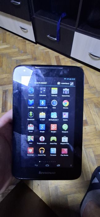 Tableta lenovo neagră