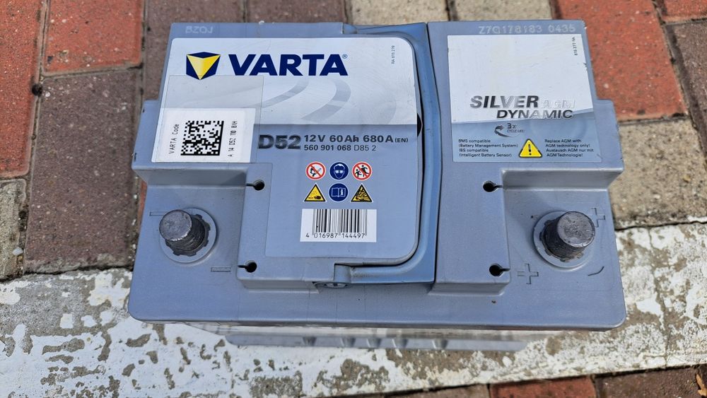 Baterie auto  varta D52 12 V 60 Ah 680A