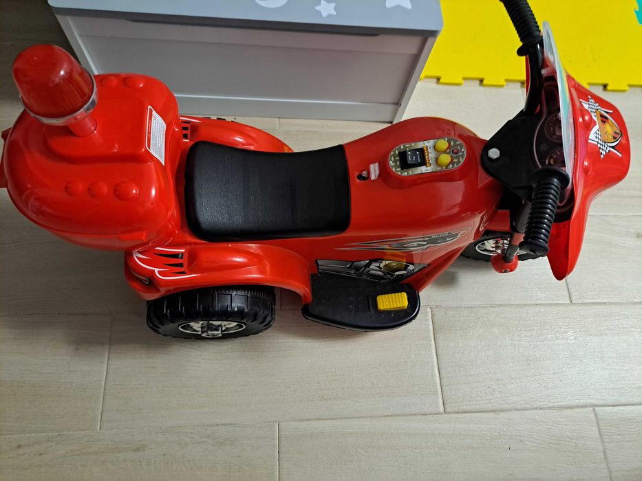 Motocicleta electrica copii cu pedala, rosu