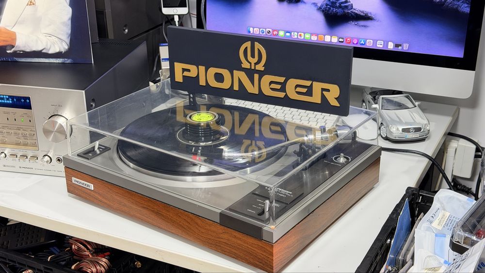Pioneer PL-1120 | Pick-up Vintage Hi-Fi | Belt Drive | 2 Viteze | Brat S-Shaped | Made in Japan
