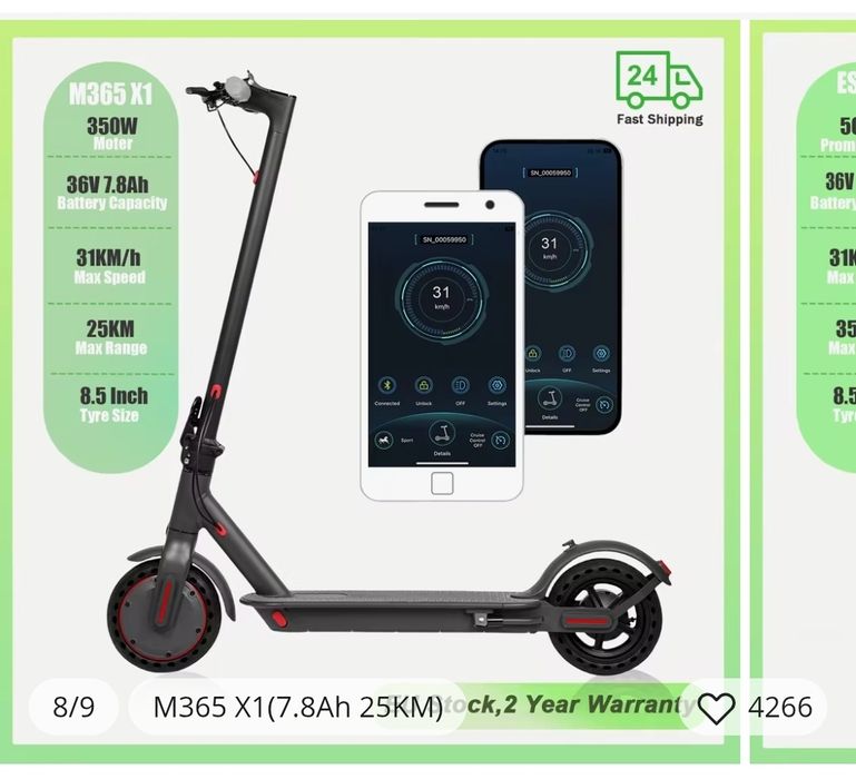 Trotineta 35km/h noua cutie sigilata 1499 ron