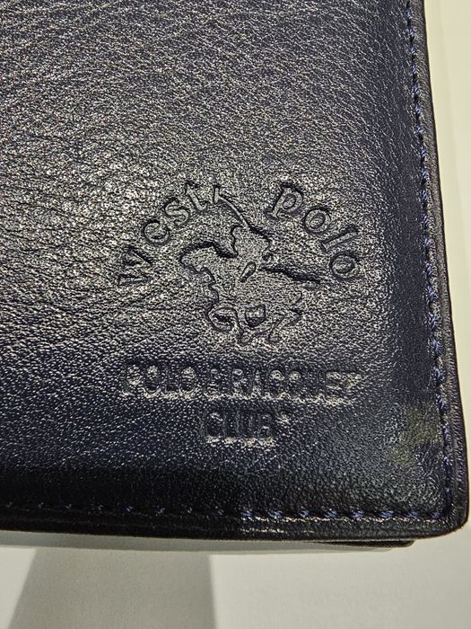 Кожен мъжки портфейл West Polo