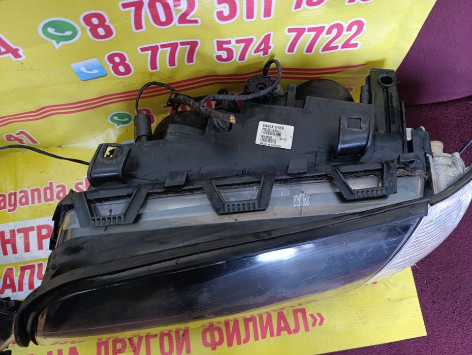 Фары на BMW E46 до рестайлинг с ангельскими