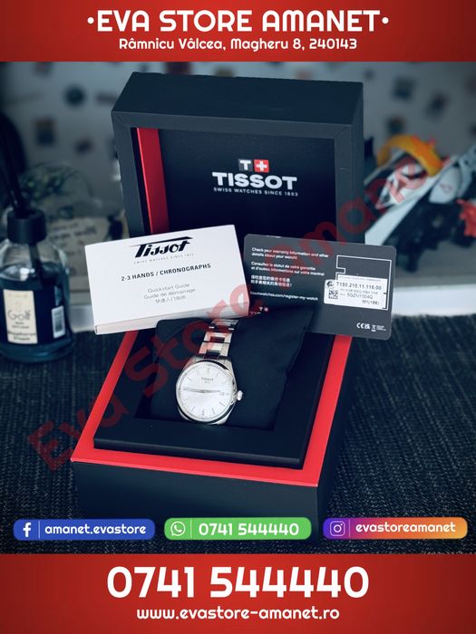 Ceas Dama Tissot PR 100 1853 34mm Otel Inoxidabil Cristal Safir