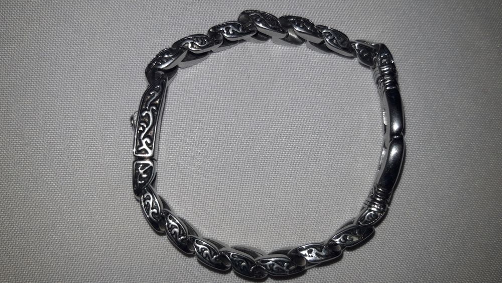 Brățară  inox rock 220x10(15)×4 mm