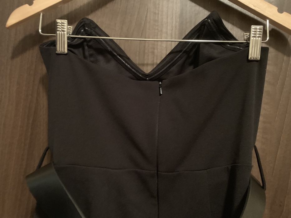 Елегантен дамски гащеризон черен дълъг размер S 36 River Island