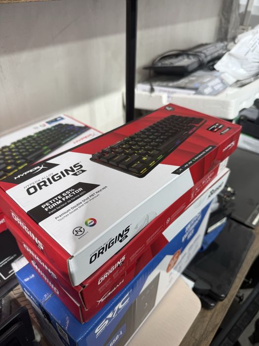 Механическая Клавиатура HyperX Alloy Origins 60, русские и англ буквы,