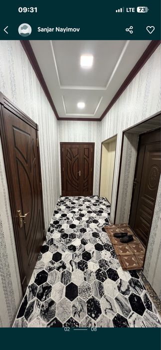 2-xonali uy ijara beriladi