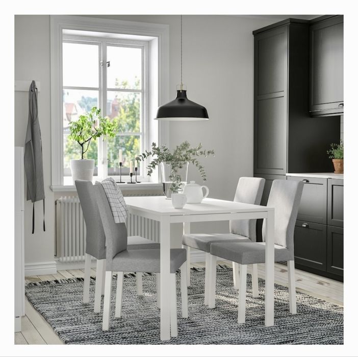 Стол IKEA Мельторп, 125х75x75 см, ДСП, белый