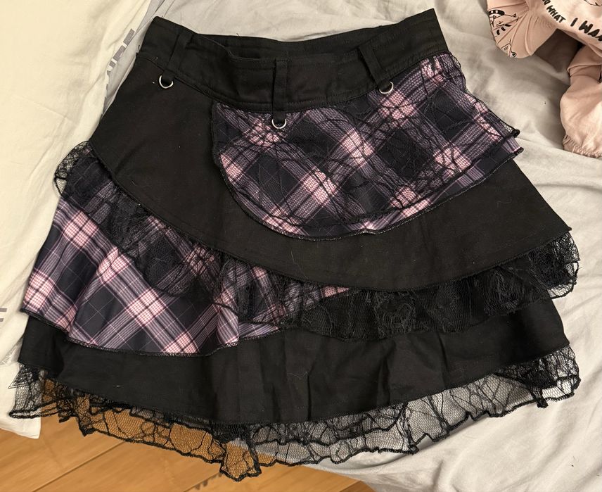 Юбки джирай кей, эмо, y2k