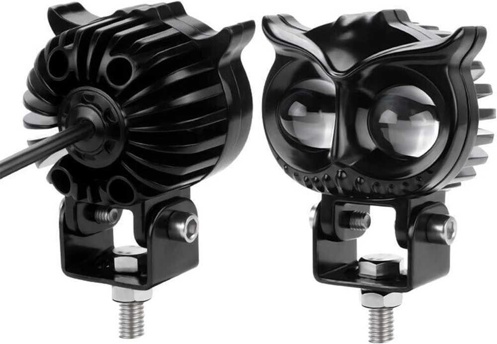 Халоген диоден за Мотоциклет - Бяла и Жълта светлина.