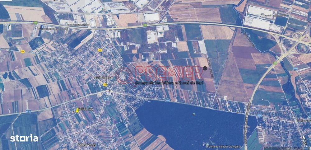 Teren intravilan 9.470 mp – Bolintin-Deal, locație excelentă