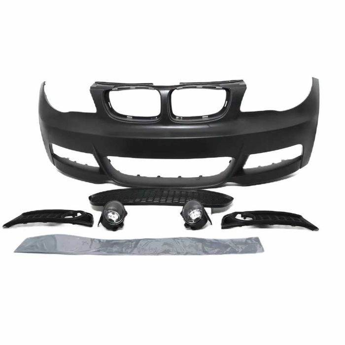 Предна M-броня за BMW E87 (2004+) – M-Tech дизайн с халогени, бмв е87