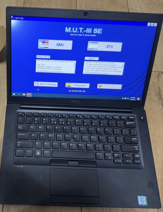 Tester/Diagnoza dedicata Mitshubishi MUT 3-2021 instalat pe SSD 256 Gb