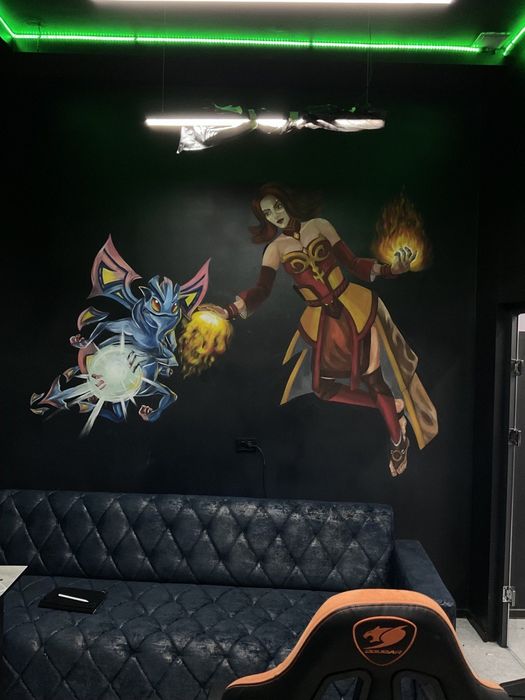 Роспись стен. Художественные услуги.  Rassom.