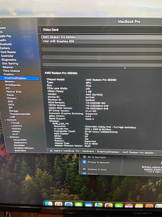 16" Core i9 MacBook Pro A2141 (2019) Space Gray-i9/16GB RAM/1ТB SSD