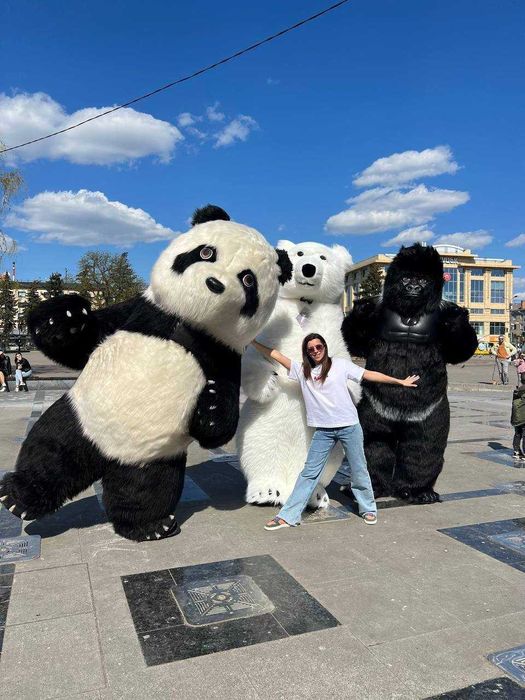 Костюм на бяла мечка