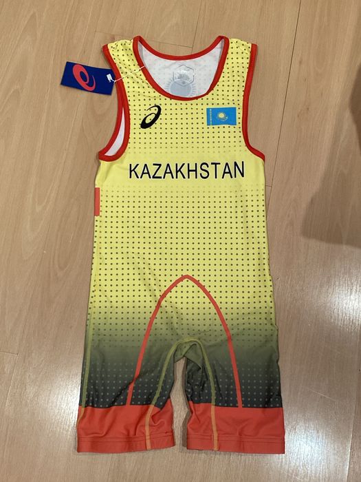 Борцовский тельник asics детский