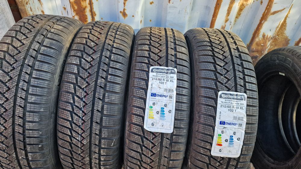 Anvelope 215/60R18 marca Continental, M+S,noi