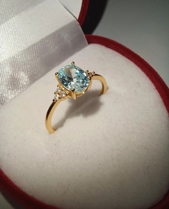 Inel din argint S925 placat cu aur 18 K