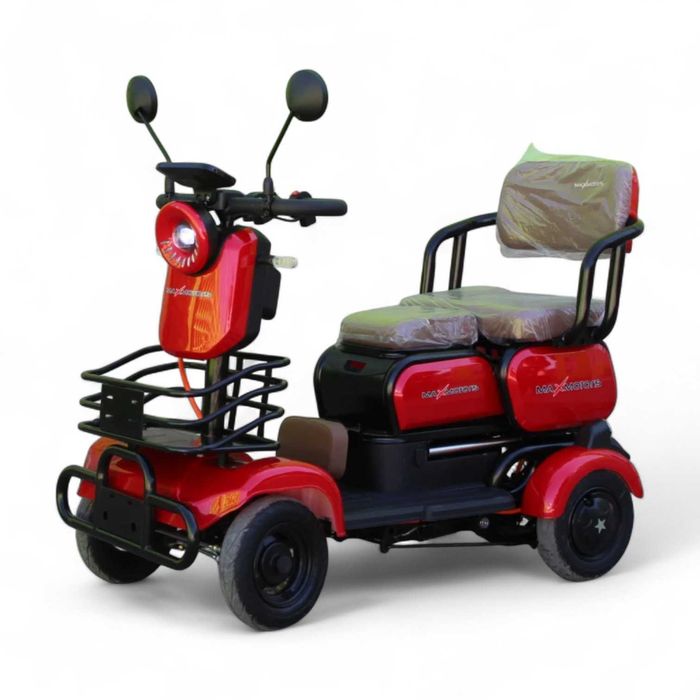 Електрическа триместна четириколка MaxMotors Х4 1500W - RED