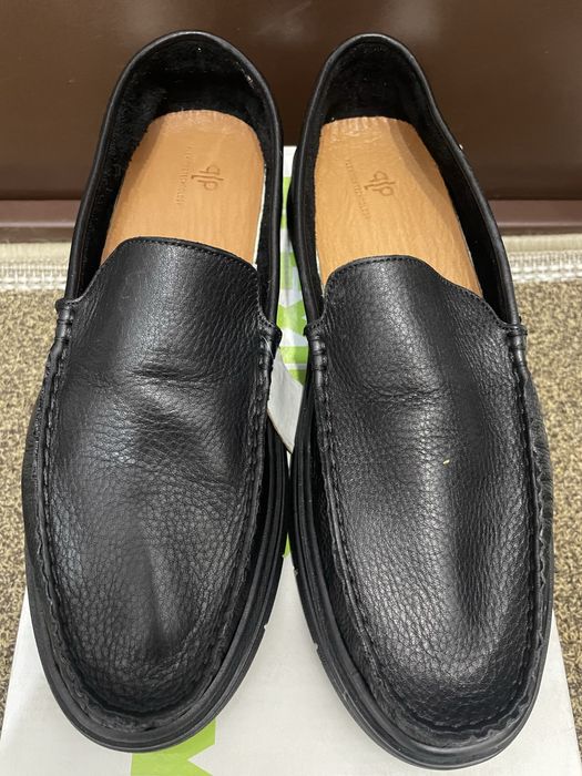 Кожаные мокасины