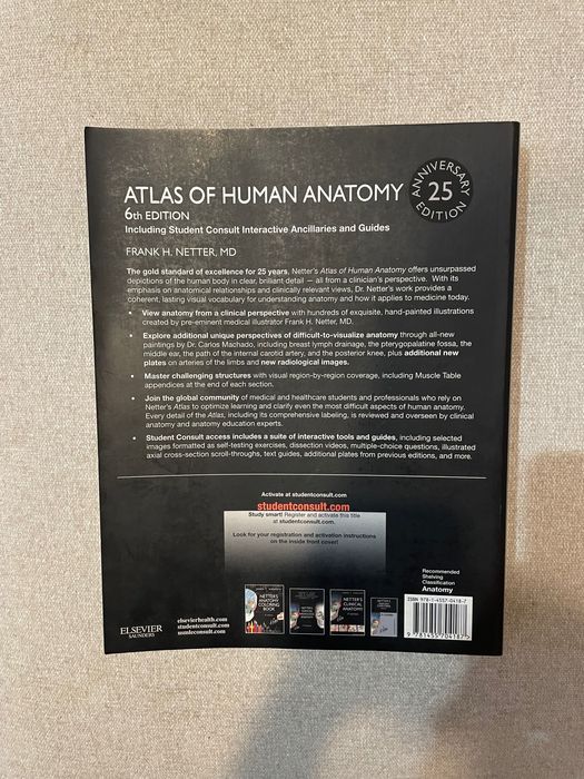 Atlas Netter editia 6 engleza Bucuresti Sectorul 3 • OLX.ro