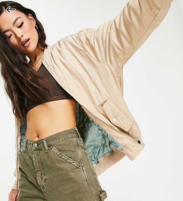 Бомбер женский оверсайз