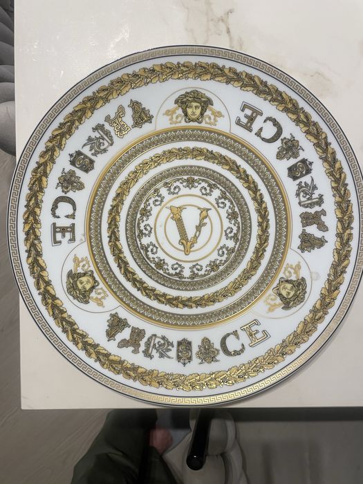 Platou 33cm Virtus Gala White Rosenthal Versace
