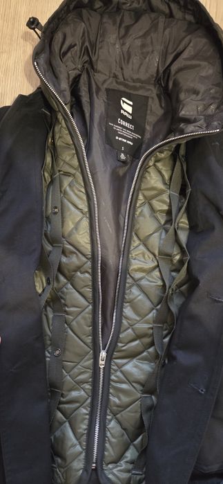 Мъжко яке/сако G-Star RAW размер S – 2 в 1 с елек, като ново