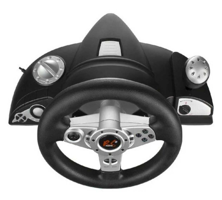 Volan cu pedale RS700, PS4/PS3/XBOX ONE, USB, negru-argintiu