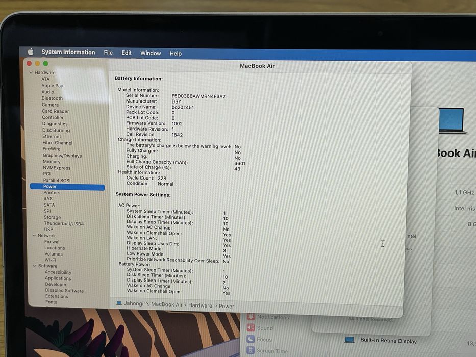 Macbook Air 2020