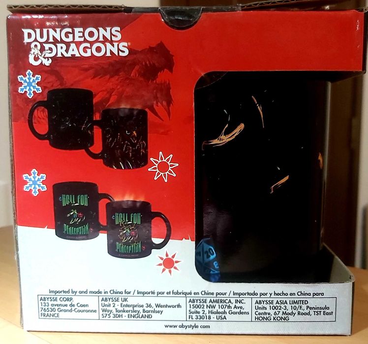 Cană Magică Dungeons & Dragons - "Roll for Perception" (Nouă)