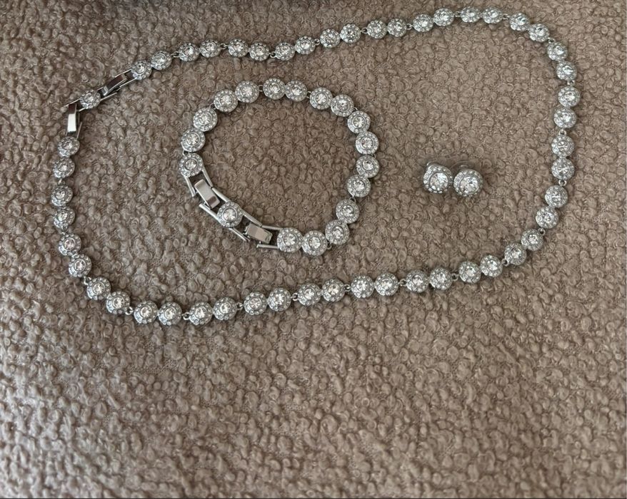 Swarovski angelic set колие огърлица сет гривна