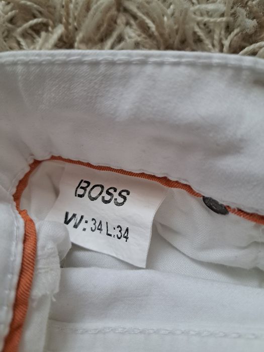 Blugi Albi  Hugo Boss