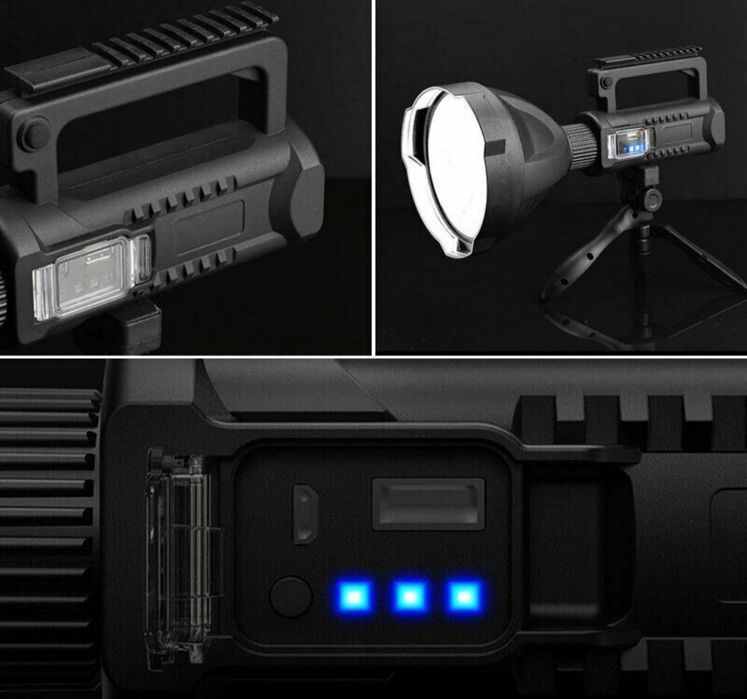 Lanterna LED reincarcabila la USB cu maner 4 faze Tripod W591