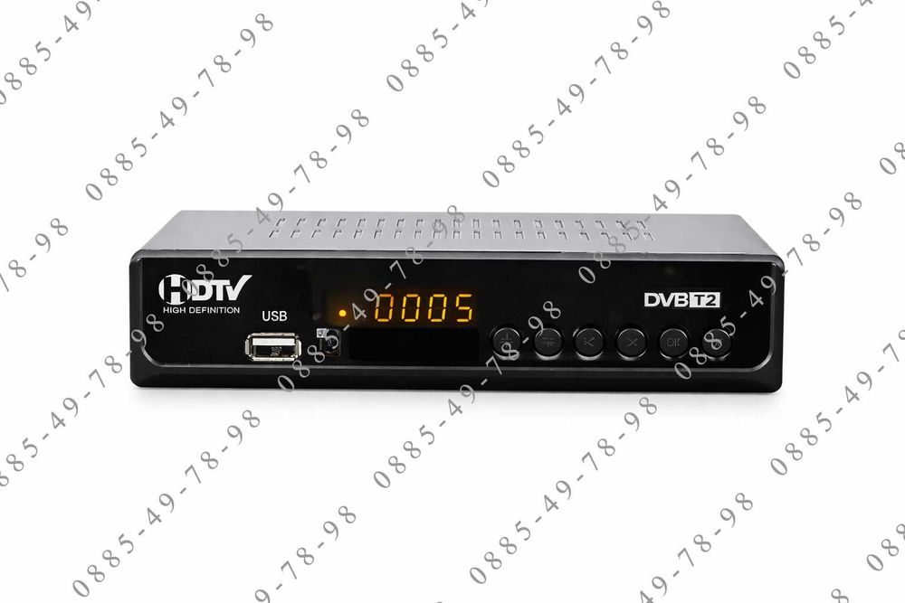 TVBOX БЕЗПЛАТНА ТЕЛЕВИЗИЯ До 2000 програми! Цифров Декодер Тунер Приемник за телевизия DVB-T2 (+ Т стандарта) Всички български и на съседите телевизии