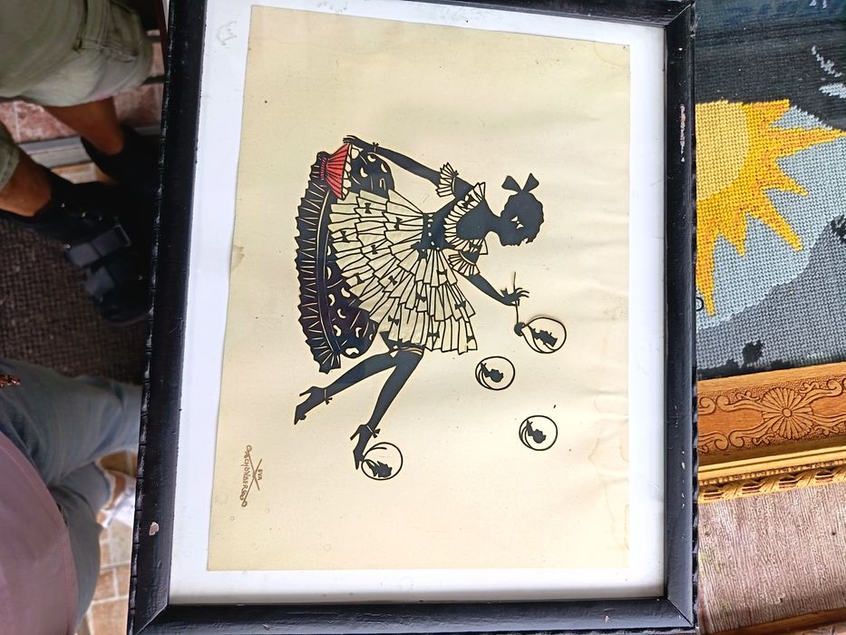 Tablouri Scherenschnitt/ silhouette art