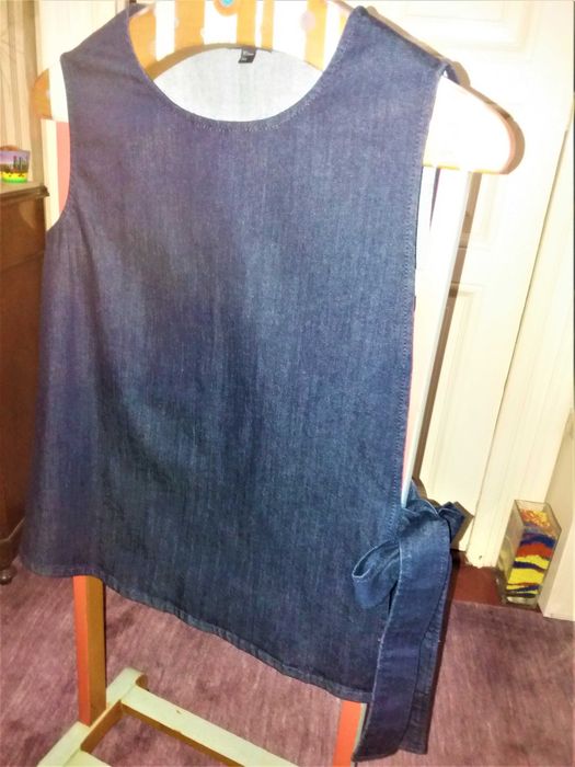 Vand vesta denim, COS, deosebita-inchidere doar cu cordon pe o parte