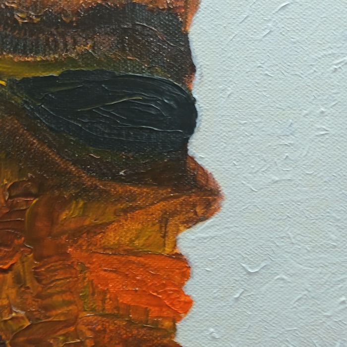 Абстрактна картина масло върху платно