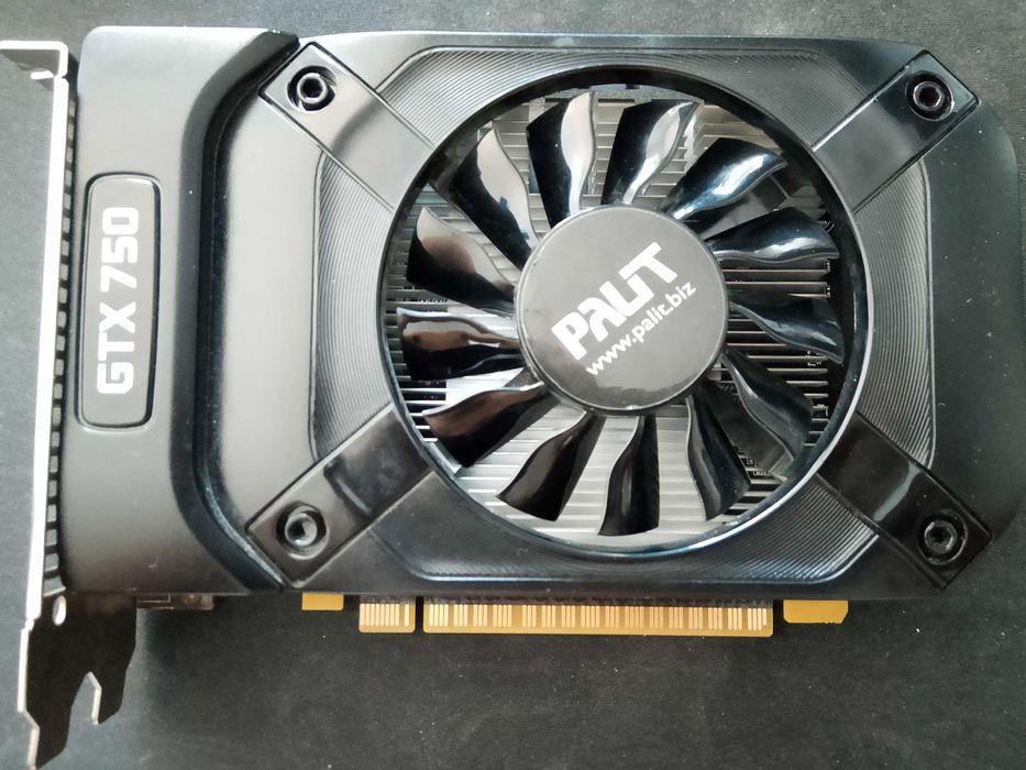 Продам видеокарту palit stormx gtx 750 2gb gddr5
