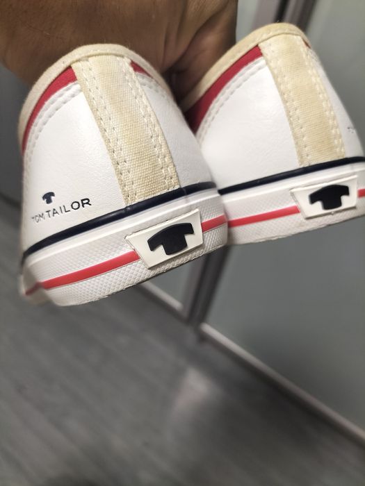 Teniși / Adidași Tom Tailor albi – mărimea 38