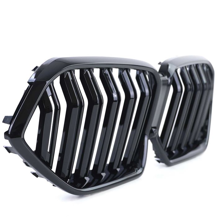 Grile duble negre lucioase pentru BMW X6 G06 de la 19