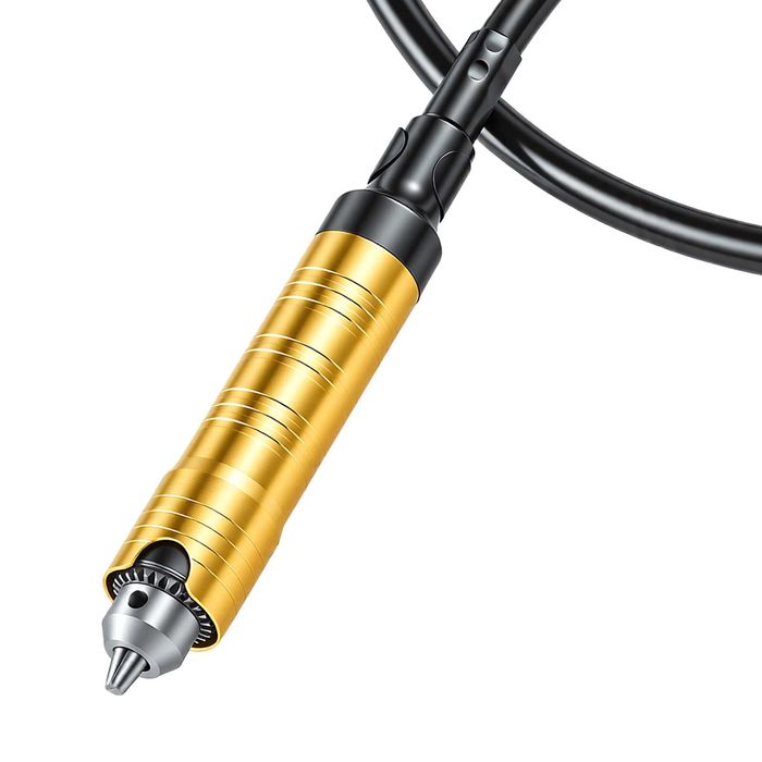 Polizor cu Ax Flexibil 1200W, 30000 rot/min, Pedala, Mandrina 0-6.5mm, Ax 990mm, Kit 112 Accesorii