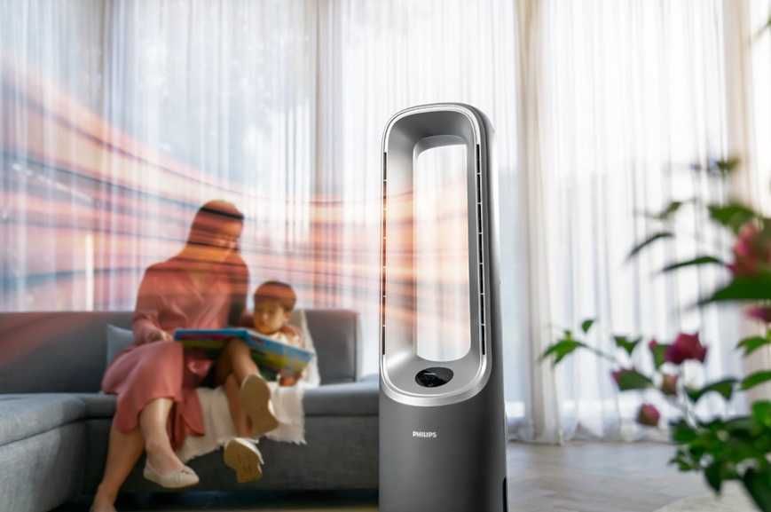 Пречиствател за въздух с функция за отопление и охлаждан AMF870Philips
