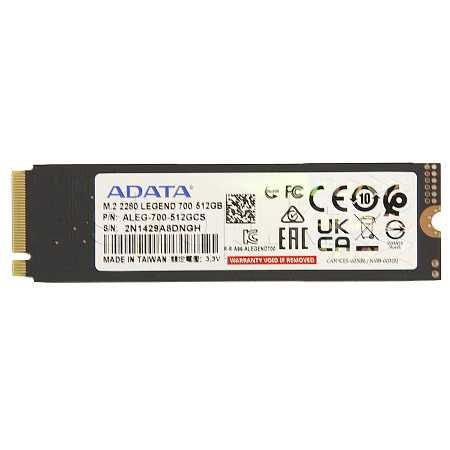 SSD накопитель 512 GB ADATA Legend 700