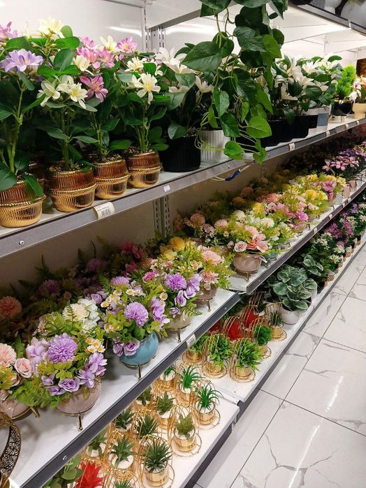 Суний гуллар ва дарахтлар Искусственные цветы и деревья