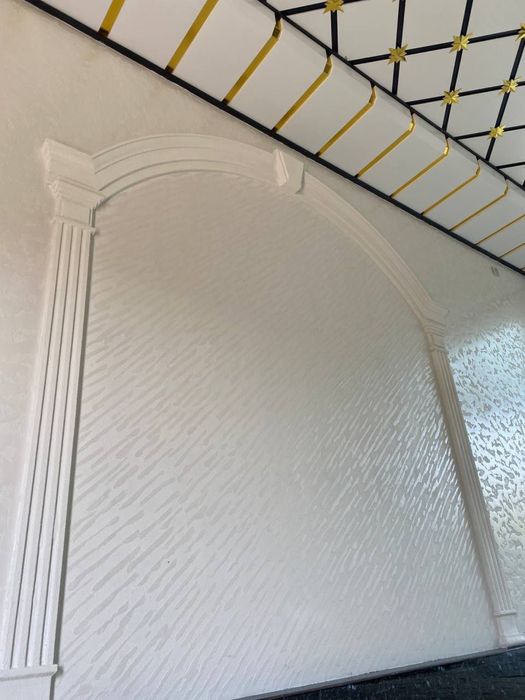 Fasad Travertin decor ishlari sifat va halollik