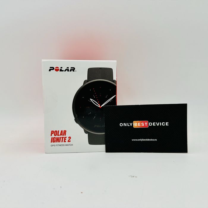 Ceas Polar Ignite 2 Black/Pearl Size S-L
