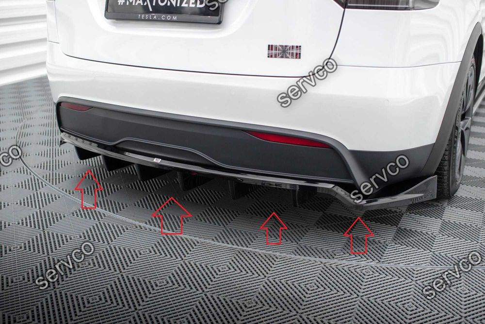 Body kit tuning Tesla Model X Mk1 Facelift 2021- v2 - Maxton Design